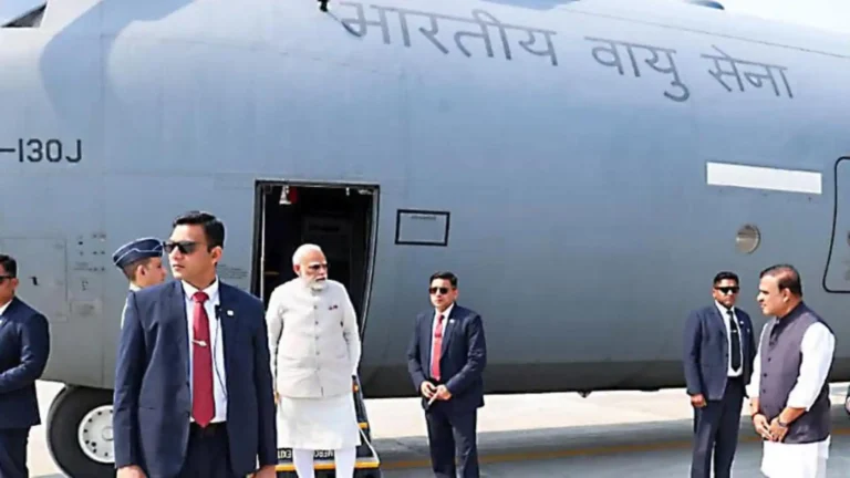 PM Modi Performs First Landing on State’s Emergency Landing Highway