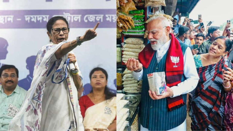 PM Modi counters TMC’s ‘jhalmuri’ jibe with ‘chillies’ remark in Bengal rally