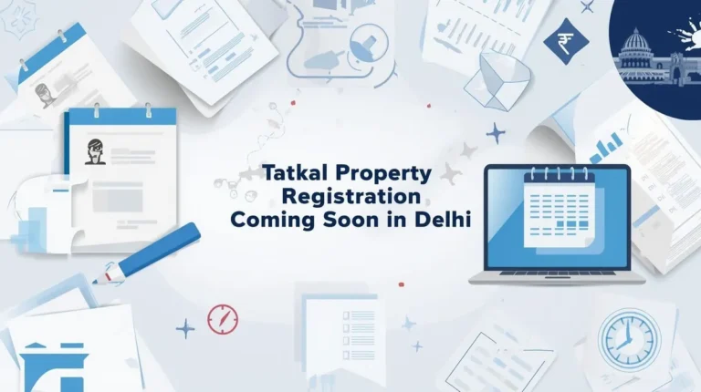Delhi Plans Fully Online Property Registration Within Six Months
