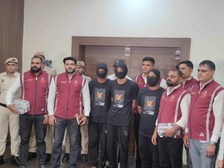 Delhi Police Foils Major Extortion and Targeted Killing Plot, Arrests Three Shooters Linked to Harry Boxer Gang