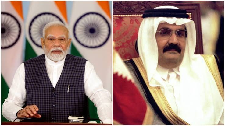 PM Modi Speaks to Qatar Amir, Offers Condolences on Passing of Sheikh Hamad bin Khalifa Al Thani