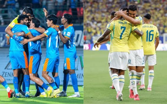 India to Face Five-Time World Champions Brazil in Football Friendly in Kolkata