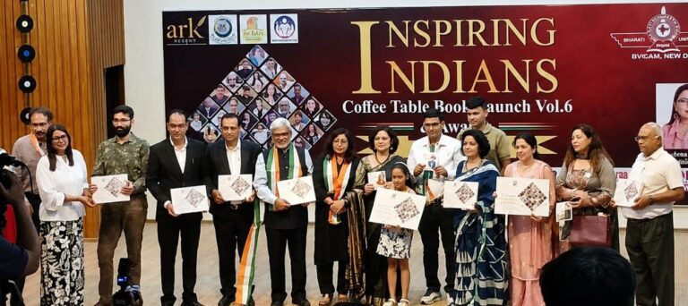 Inspiring Indians Awards 2026 and Grand Launch of “The Achievers – Inspiring Indians Volume 6” Held in New Delhi.