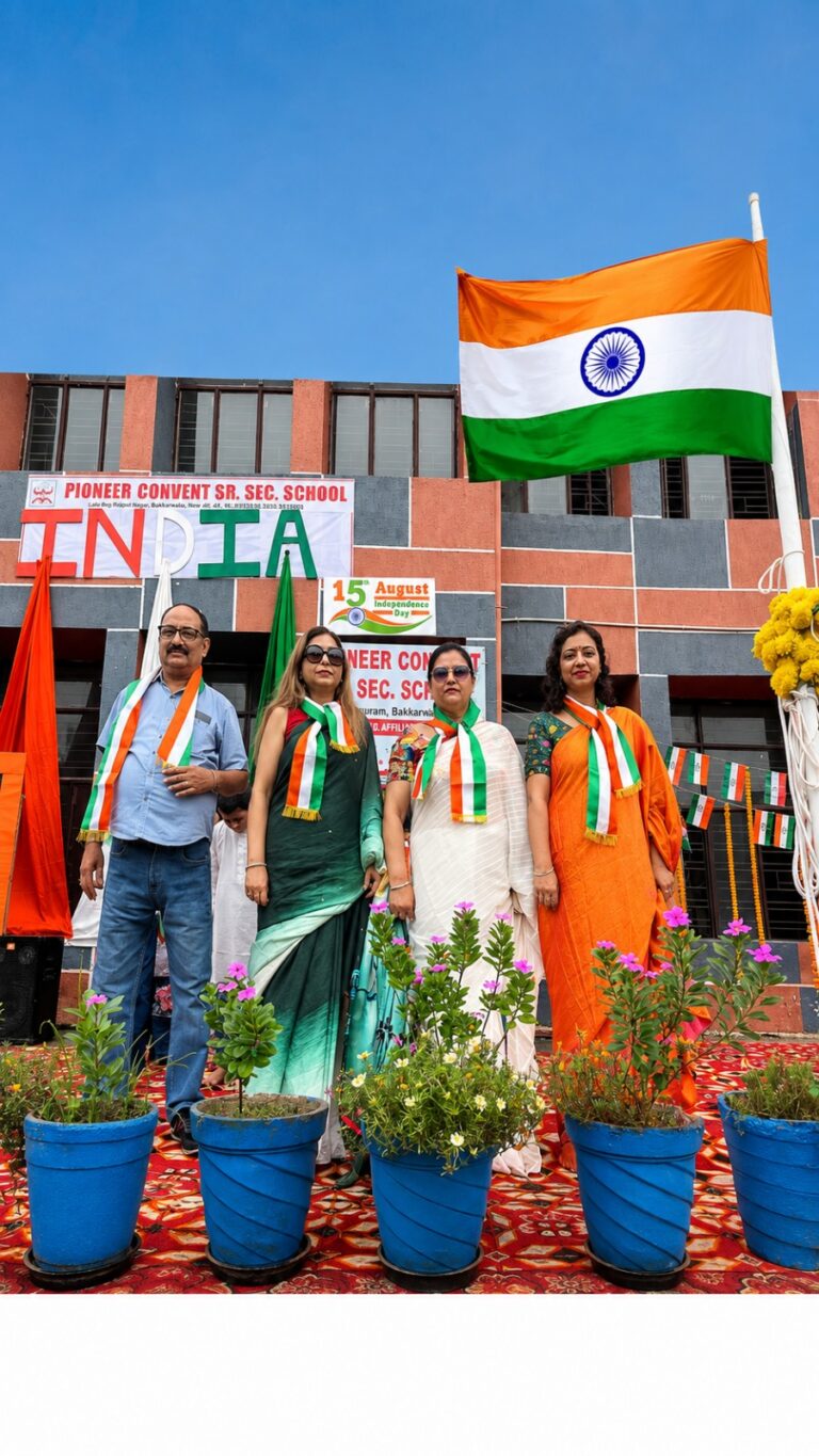Pioneer Convent Sr. Sec. School Celebrates Independence Day with Grandeur