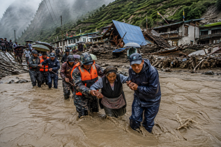 Nepal-Tibet Floods Claim 1,000+ Lives; Race to Rescue Survivors Under Way.