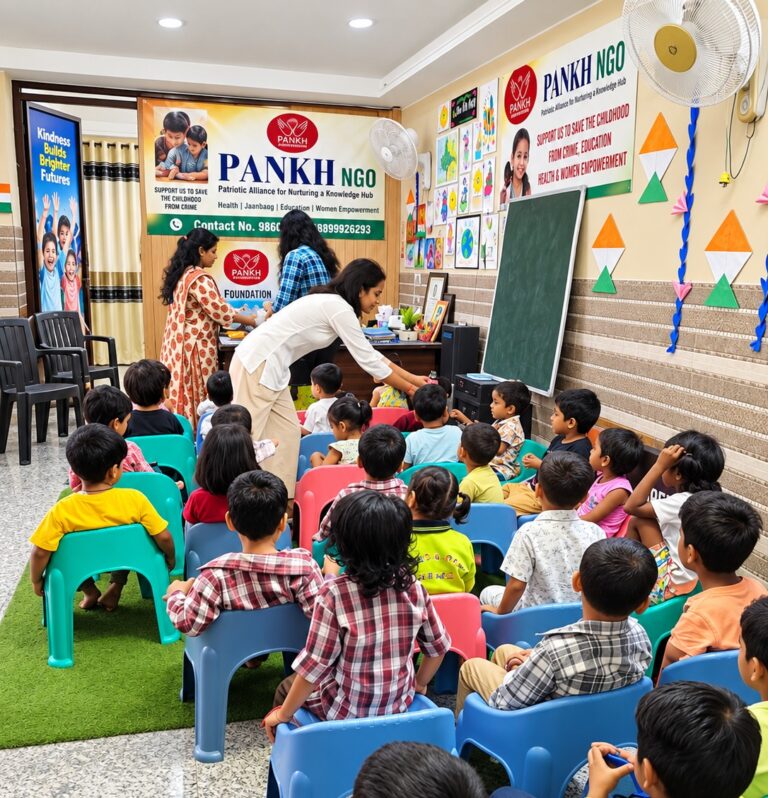 PANKH NGO Brings Joy, Sharing and Creativity to Children at Its Crèche-cum-Play School