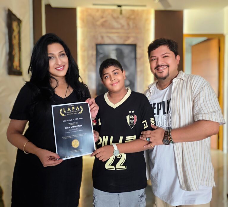 Rian Mukherjee Wins Best Child Actor Award at Los Angeles Film Awards 2026