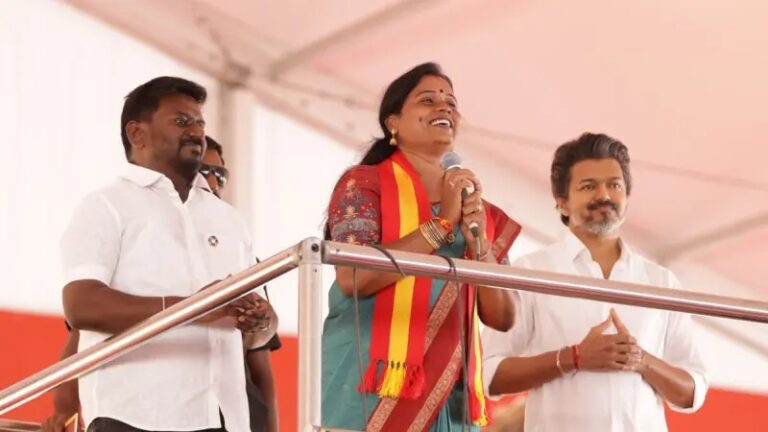 Vijay Targets DMK, EPS Ahead of Bypolls, Alleges Behind-the-Scenes Deal